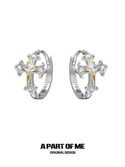 Holy Light Cross Earrings