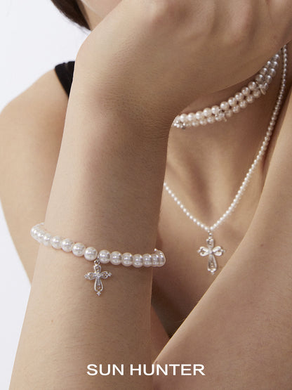 Coastal Glow Pearl Bracelet