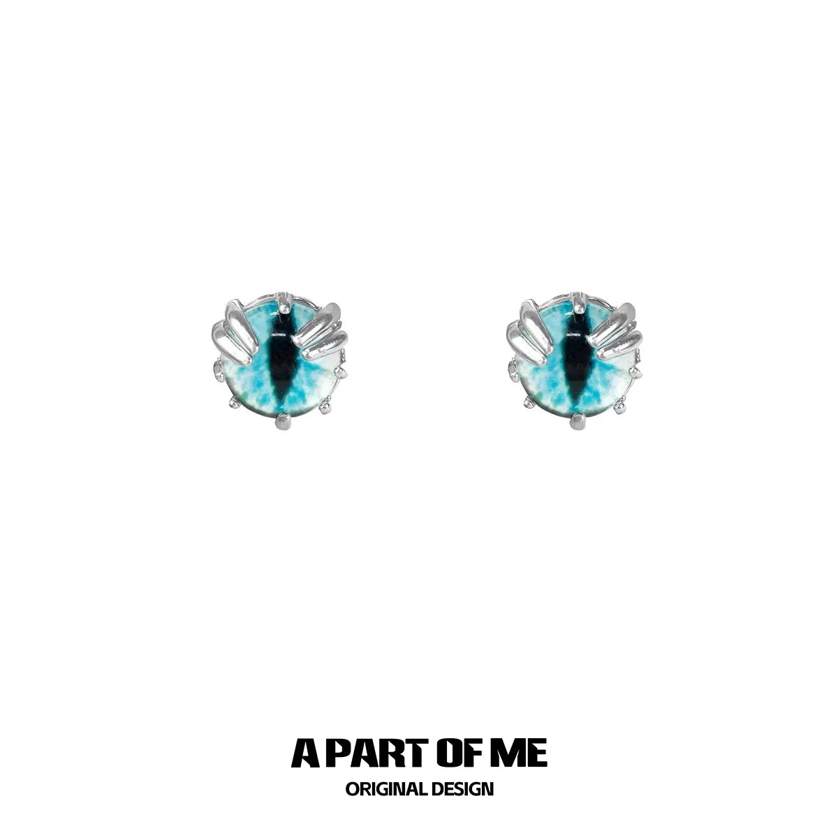 Blue Devil Eye Earrings