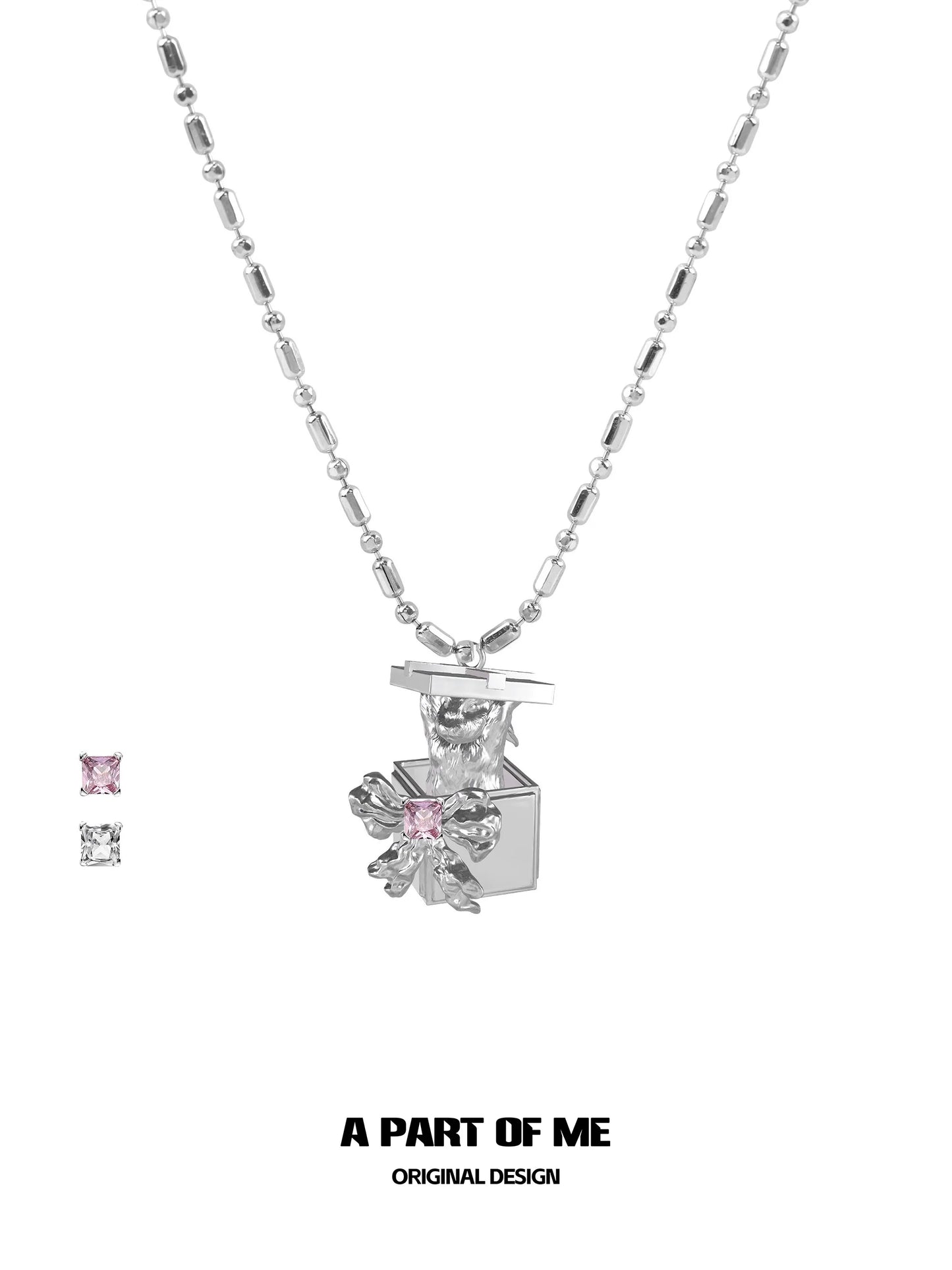 Exquisite Rabbit Bow Necklace