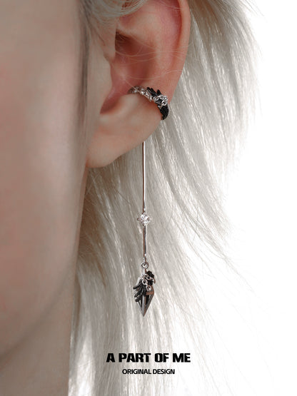 Feather Cage Ear Cuffs