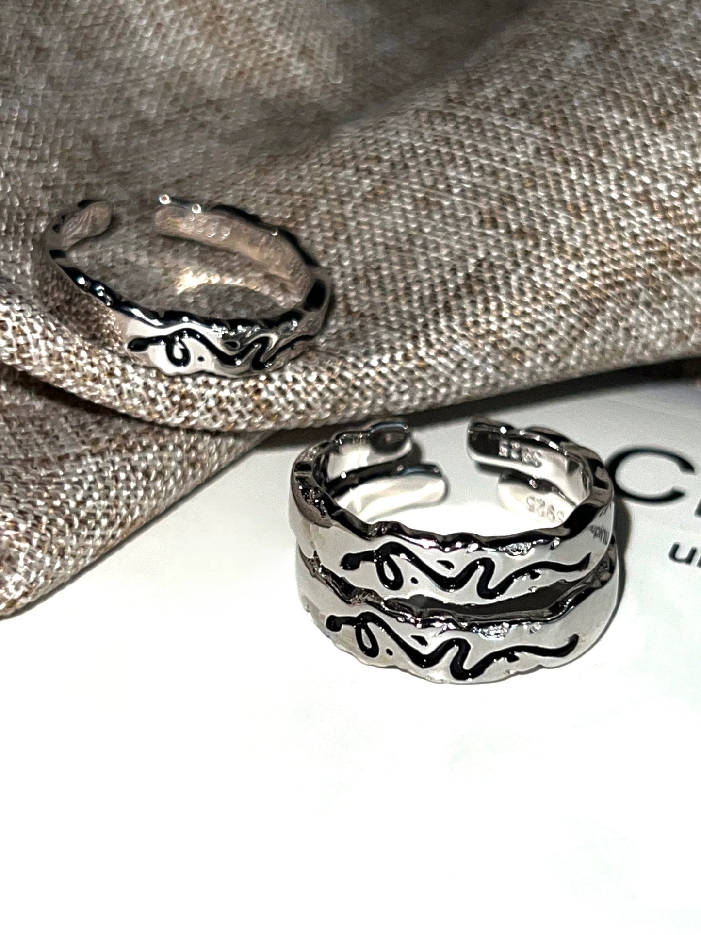 "Spirit Snake Imprint" Ring