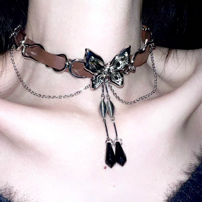 "Punk Butterfly" Gothic Choker