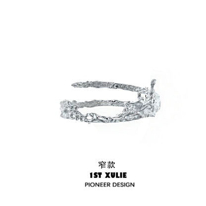 Y2K Liquid Metal Removable Arm Ring Bracelet