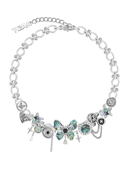 Dream Shell Butterfly Necklace
