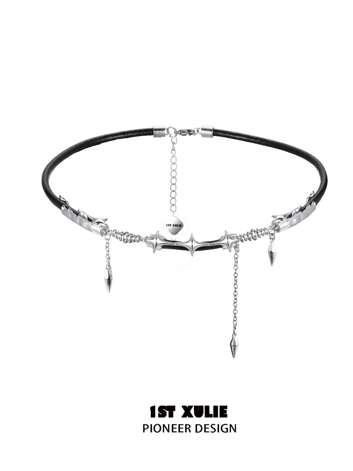 Midnight Talisman Leather Necklace