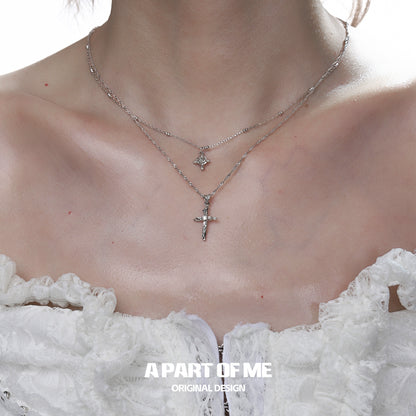 Pearl Angel Rose Necklace