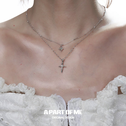 Pearl Angel Rose Necklace