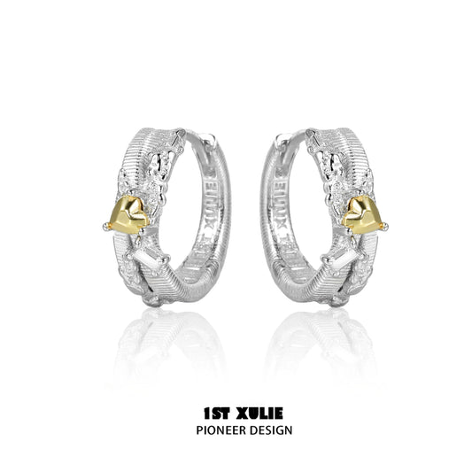 Heart Attraction Couple Earrings