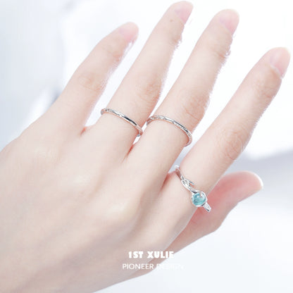 Exquisite Textured Silver Ring