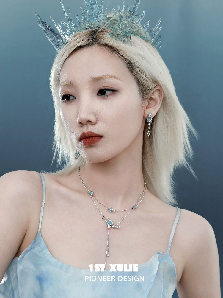 Fantasy Dragon Gem Earrings