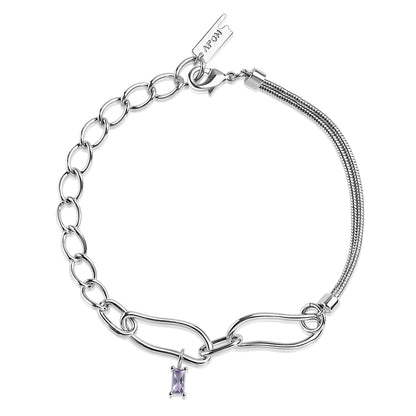 Y2K Purple Zircon Spice Bracelet