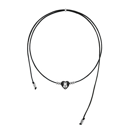 Rose & Cat Vintage Necklace