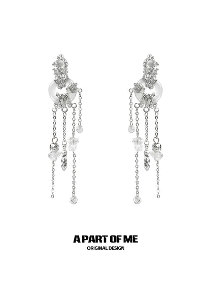 Wind Chime Crystal Earrings