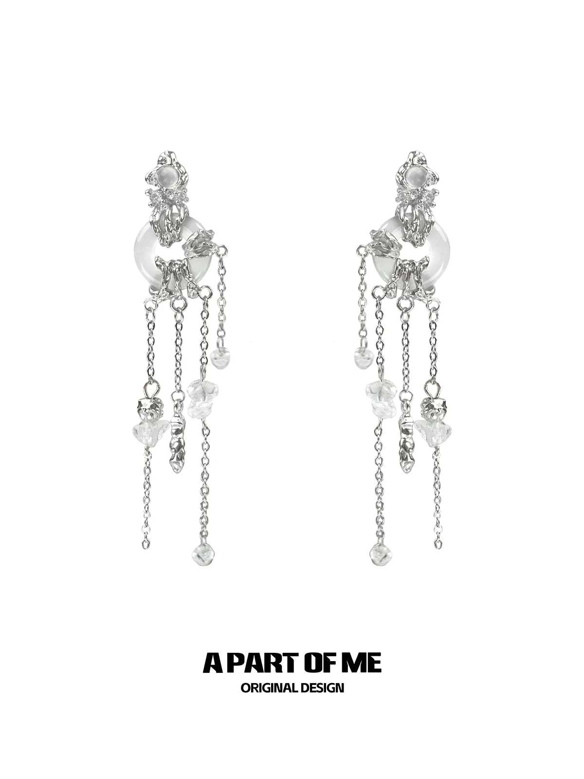 Wind Chime Crystal Earrings
