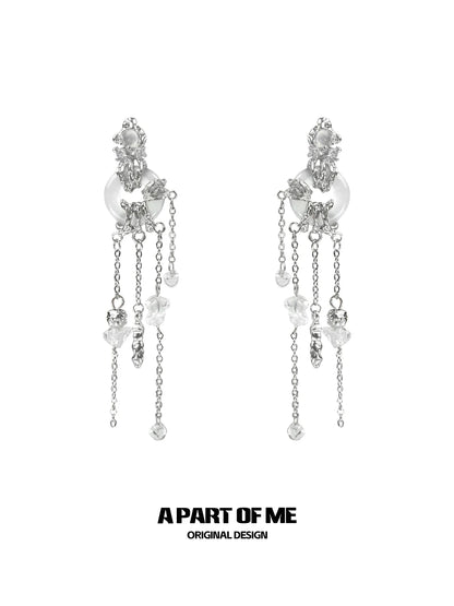 Wind Chime Crystal Earrings