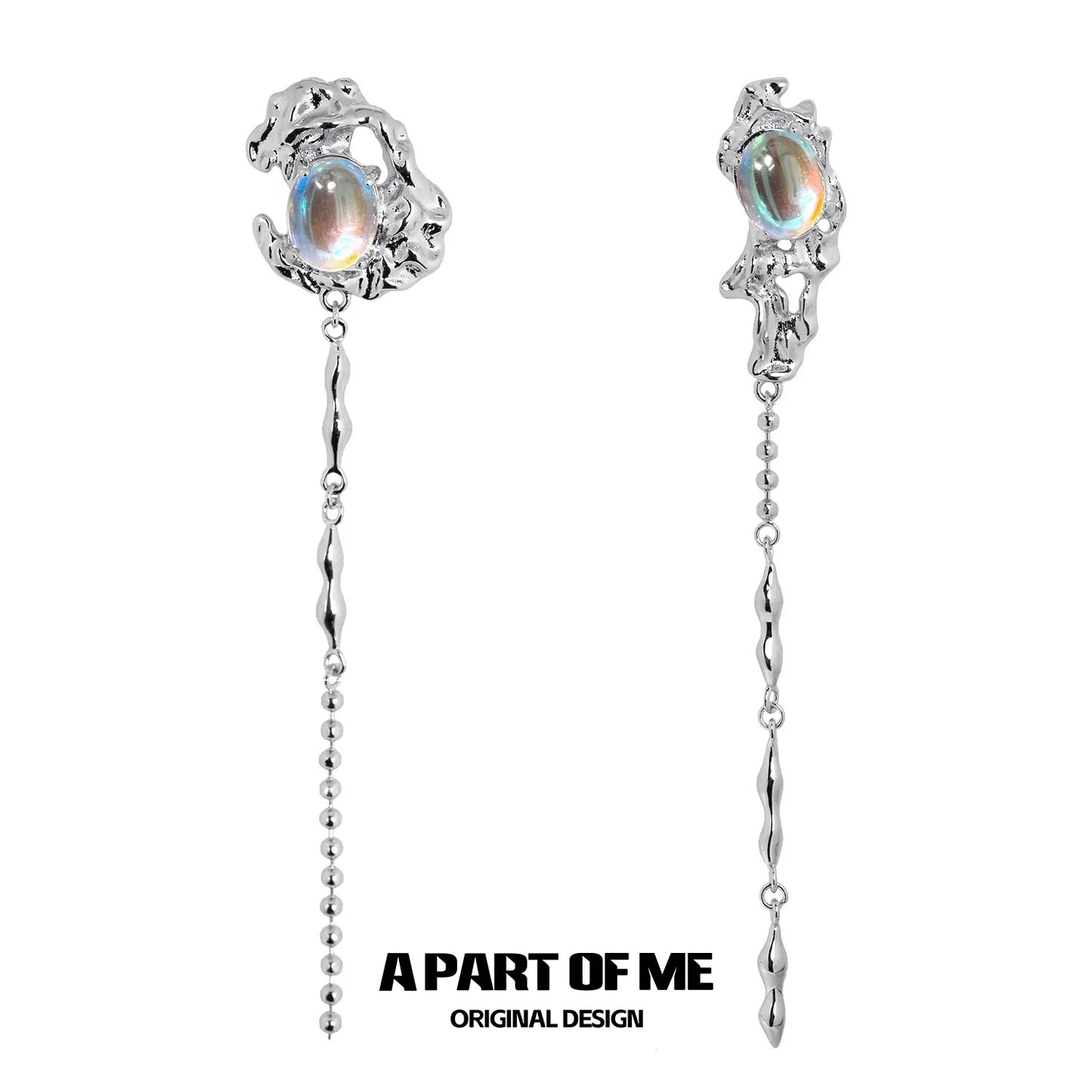 Tassel Gleam Moonstone Ea Cuffs