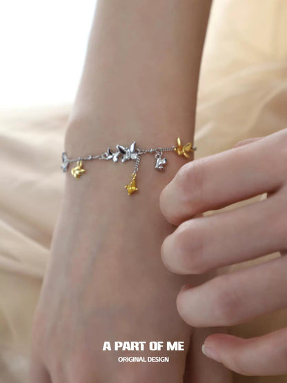 Autumn Leaf Butterfly Bracelet