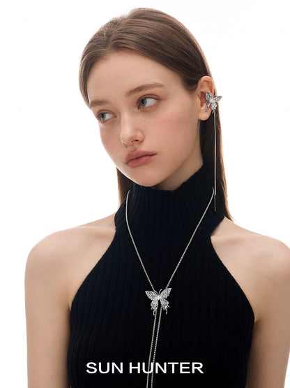 Punk Butterfly Ear Cuffs