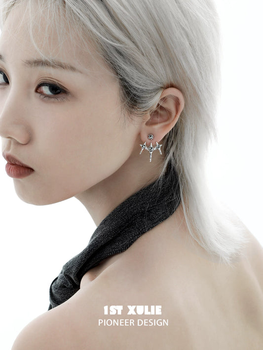 Punk Square Removable Earrings