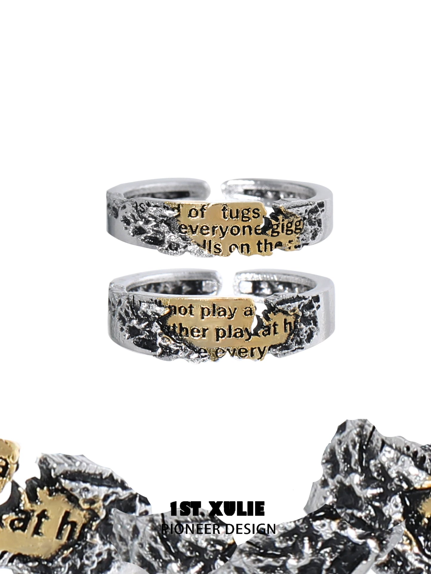 Immortal Love Letter Silver Ring