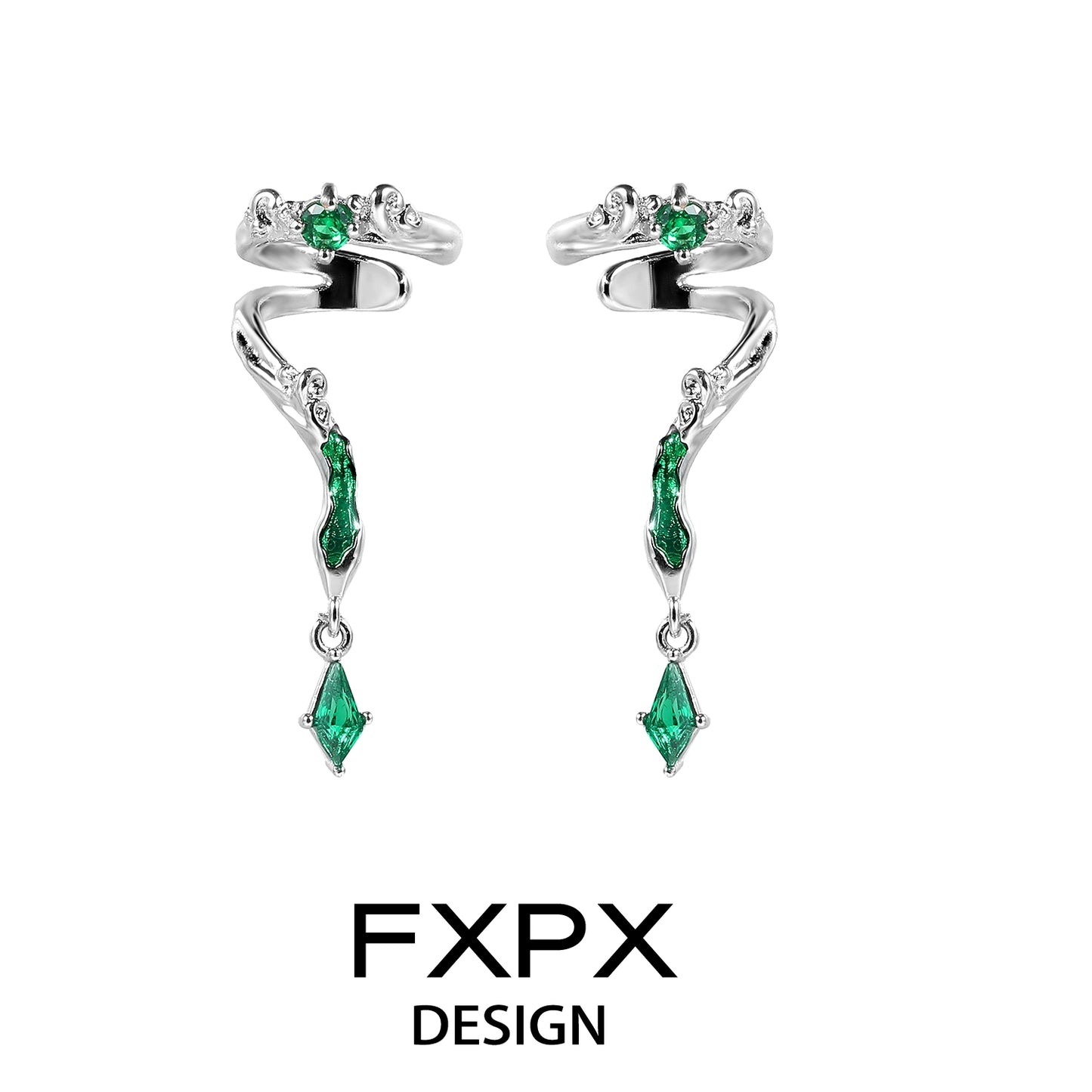 Gothic Dark Viper Ear Cuff