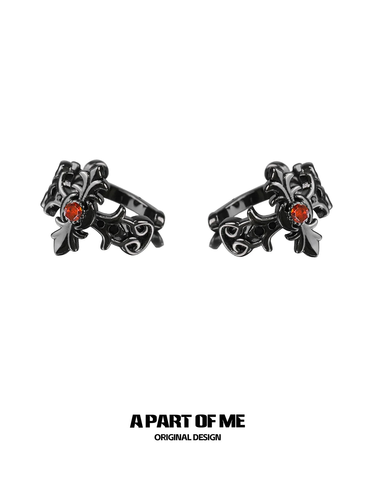 Dark Glory Y2K Cross Ear Cuff