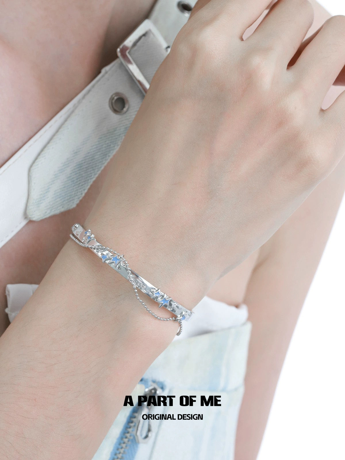 Blue Galaxy Stars Bracelet