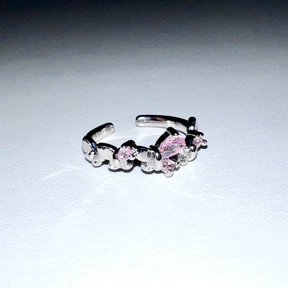 "Dreamy Butterfly" Light Pink Ring