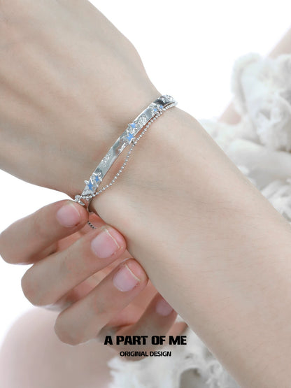 Blue Galaxy Stars Bracelet