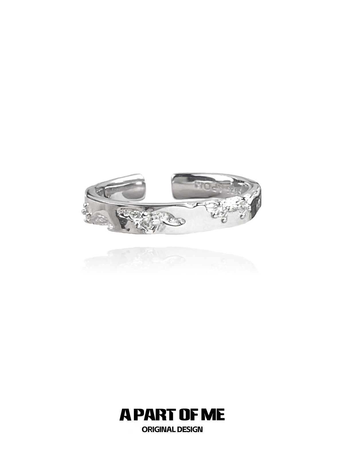 Broken Theory Silver Ring