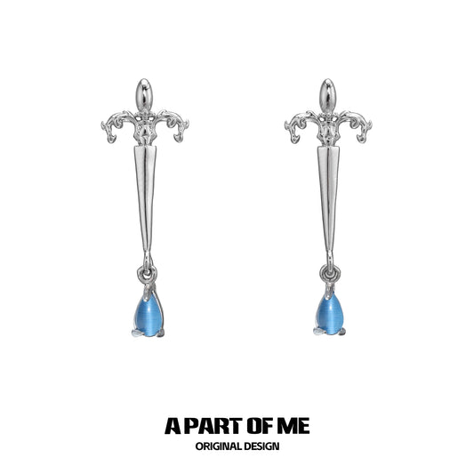 God’s Cry Silver Earrings