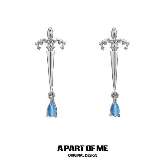 God’s Cry Silver Earrings