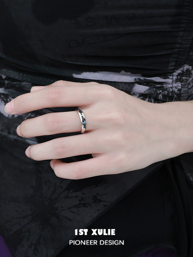 Eroded Earth Couple Rings