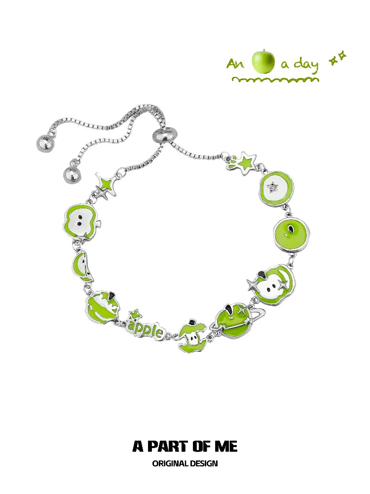 Sweet Apple Slice Bracelet
