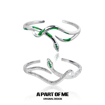 Slytherin Green Snake Bracelet