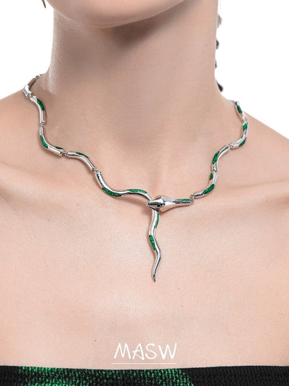 Snake Punk Clavicle Chain