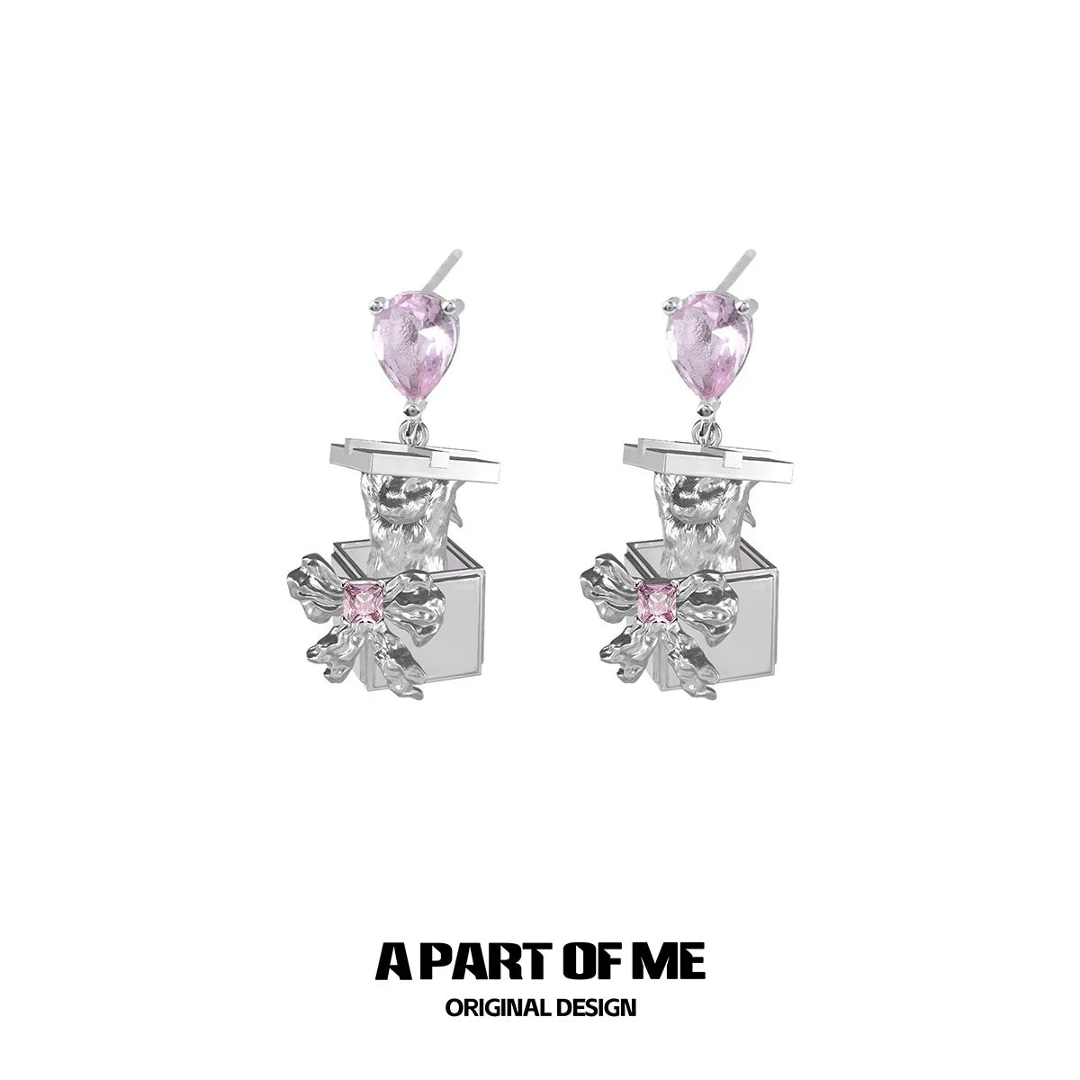 Flower & Bow Earrings