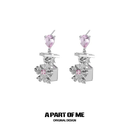 Flower & Bow Earrings