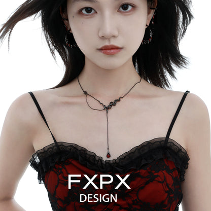 Gothic Enchantress Snake Curse Necklace