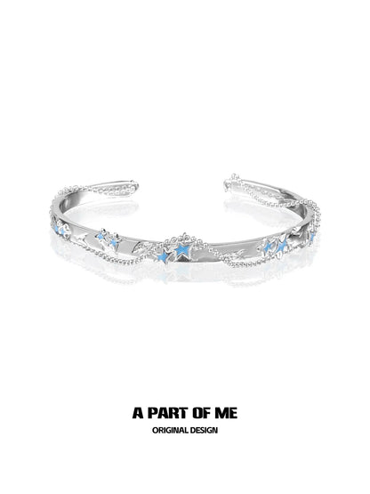 Blue Galaxy Stars Bracelet