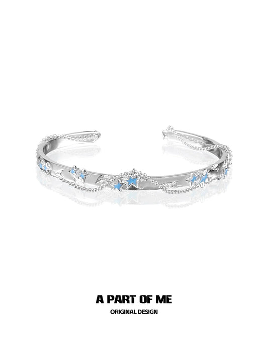 Blue Galaxy Stars Bracelet
