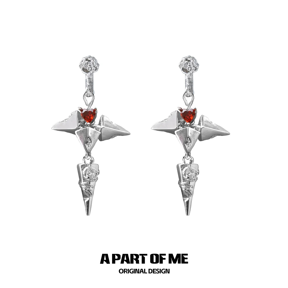 Sword of the Rose Earrings