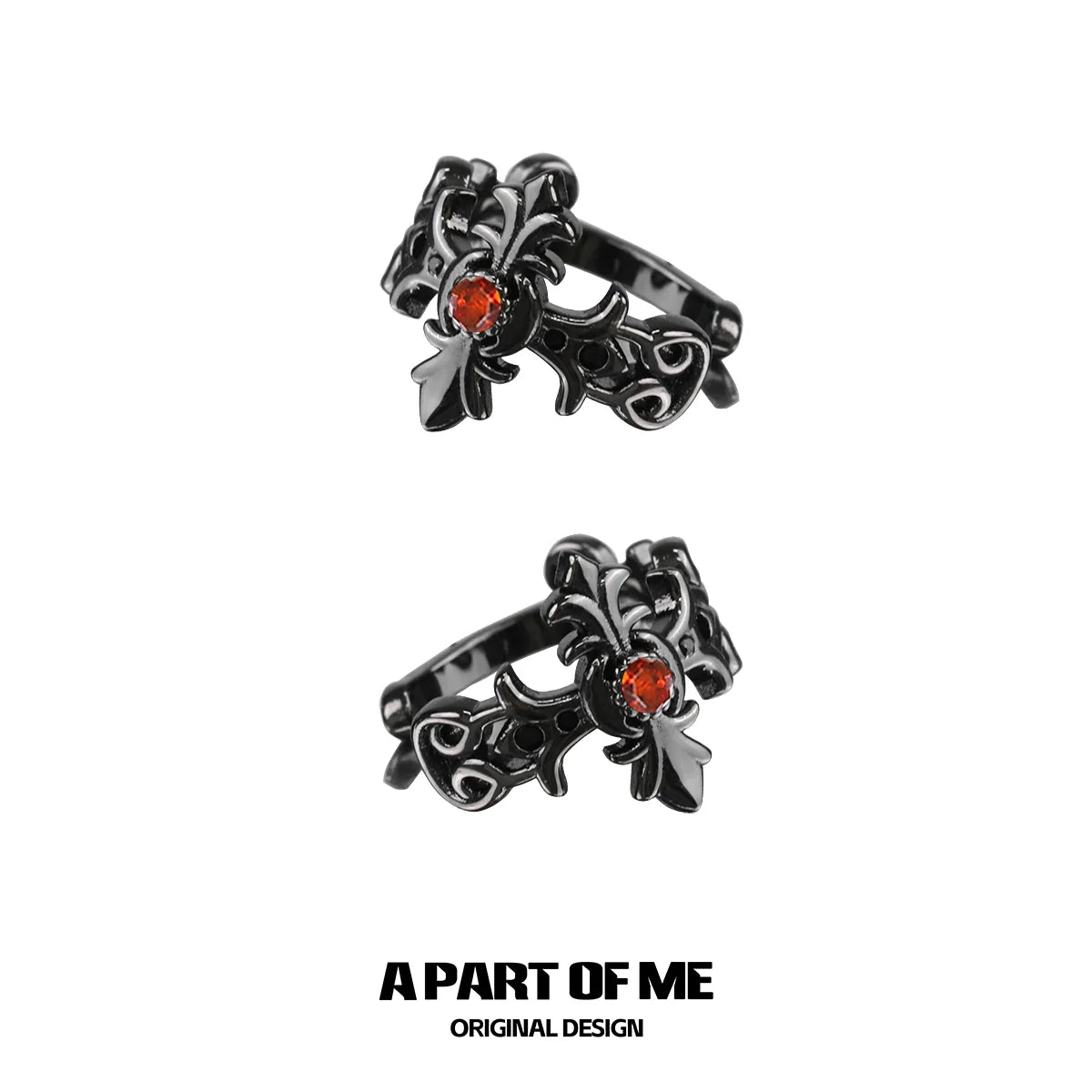 Dark Glory Y2K Cross Ear Cuff