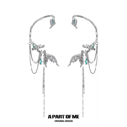 Fishtail Tassel Ear Cuffs