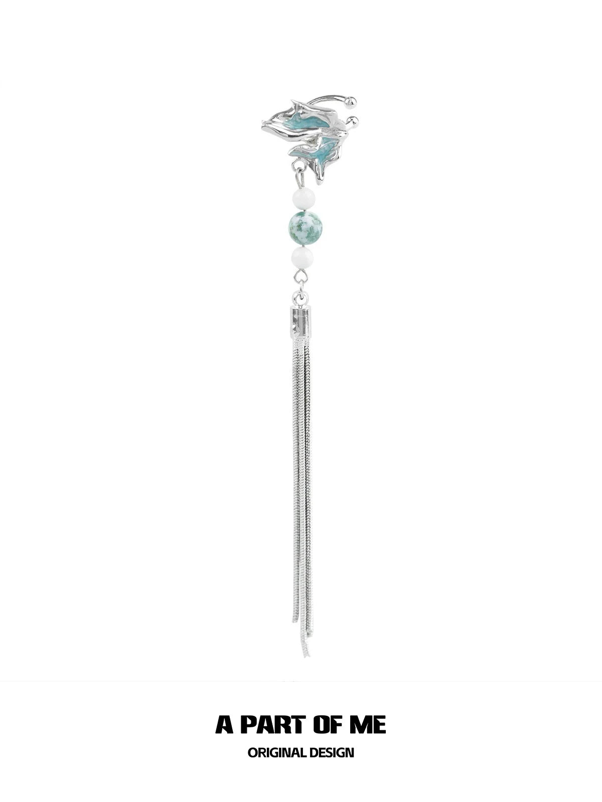 Dreamy Lake Fringe Ear Cuff