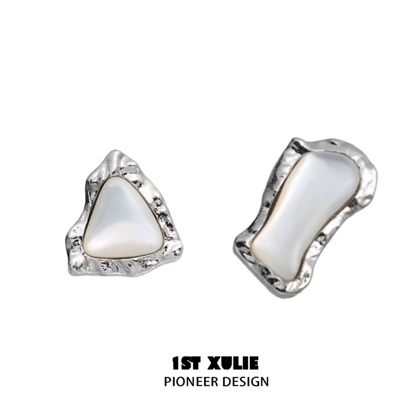 Punk Moon Fragment Earrings