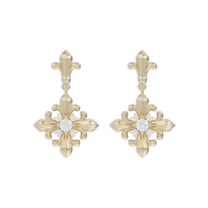 Iris Petal Maillard Earrings