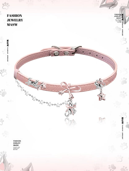 Sweet Pink Cat Choker