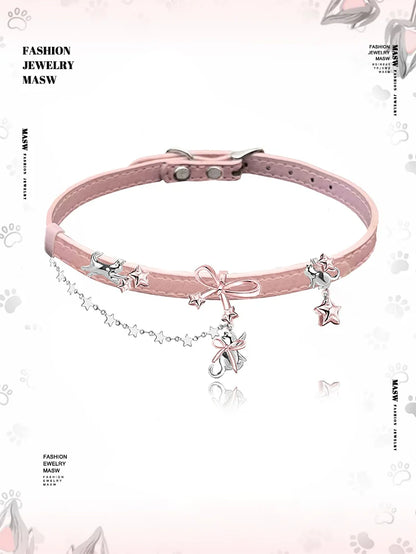 Sweet Pink Cat Choker